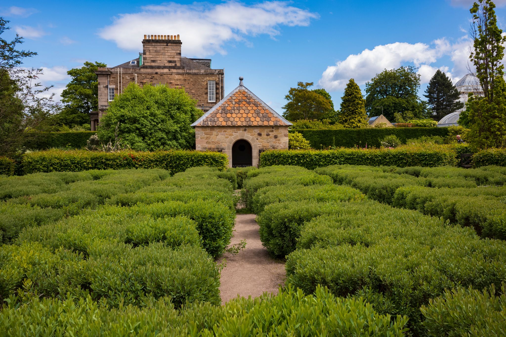  The Queen Mother’s Memorial Garden at the Royal Botanic Garden Edinburgh.