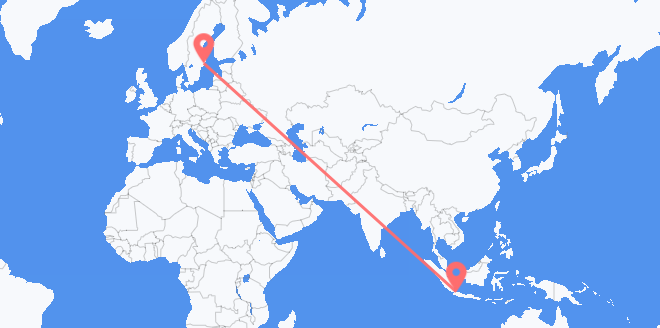 インドネシア スウェーデンへ