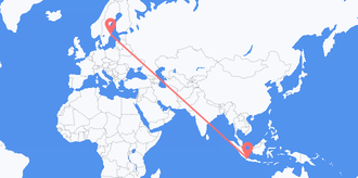 インドネシア スウェーデンへ