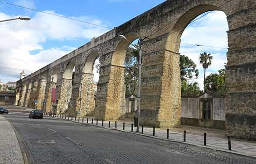 Aqueduto de São Sebastião	Coimbra	Portugal.