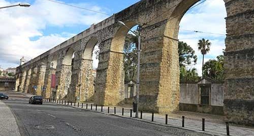 Aqueduto de São Sebastião	Coimbra	Portugal.