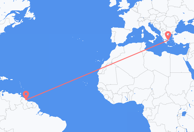 Georgetown to Athens