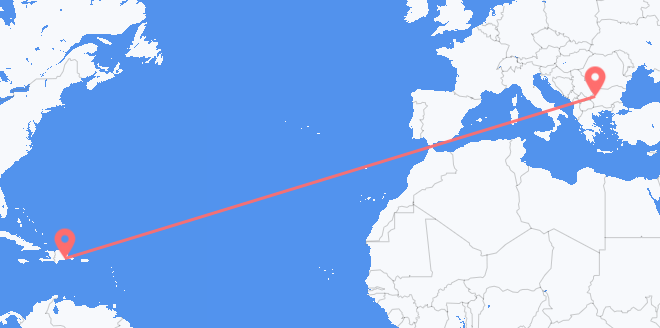 la República Dominicana a Bulgaria