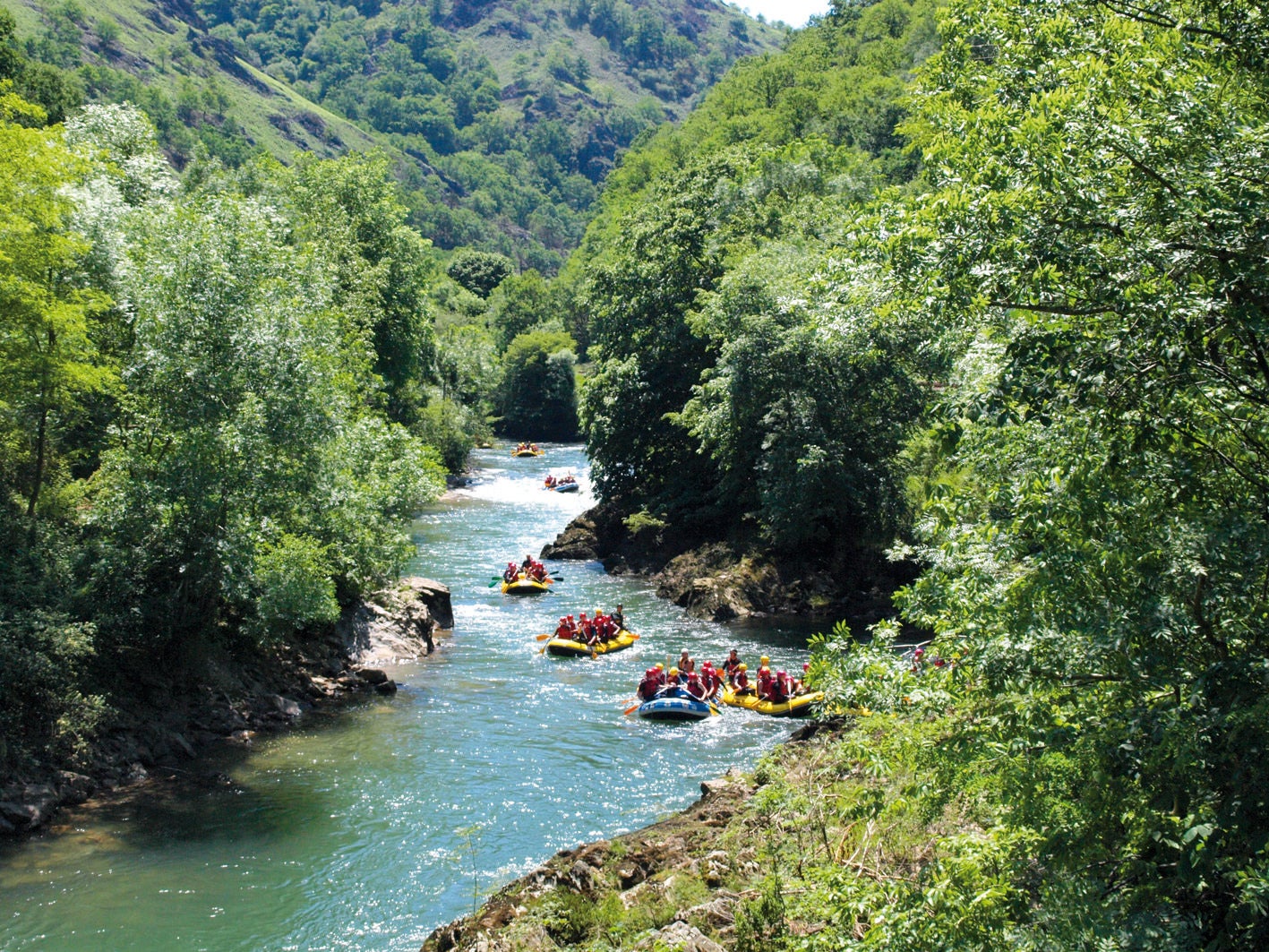 Uhina Rafting, Bidarray, Bayonne, Pyrénées-Atlantiques, New Aquitaine, Metropolitan France, France