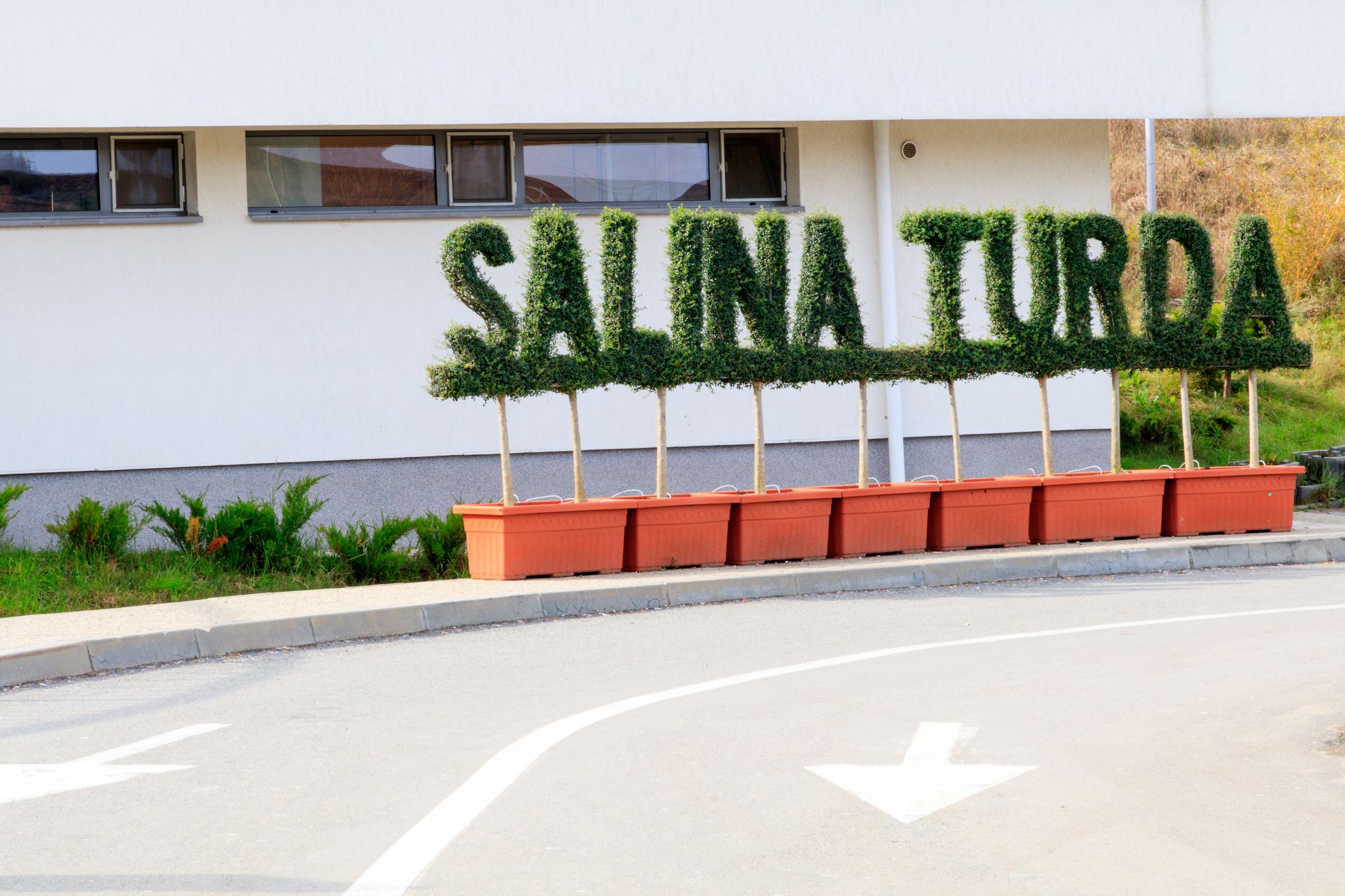 Photo of entrance to Turda Salt mine, Romania.