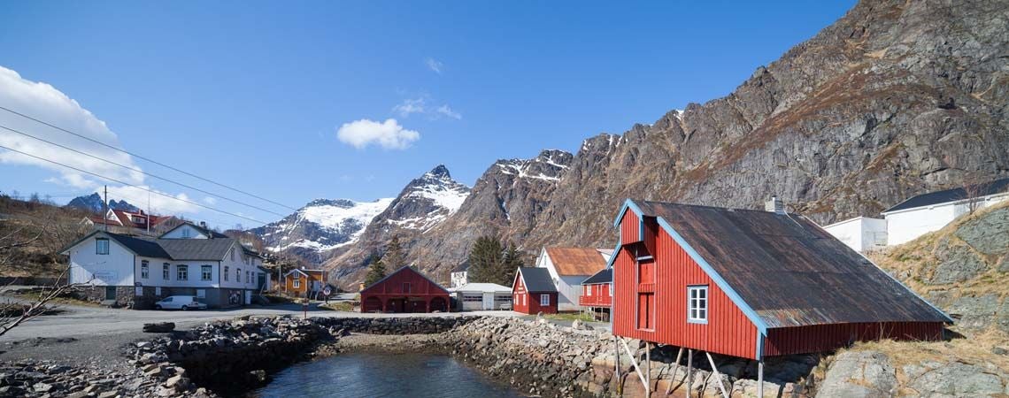 Norwegian Fishing Village Museum Å, Moskenes, Nordland, Norway