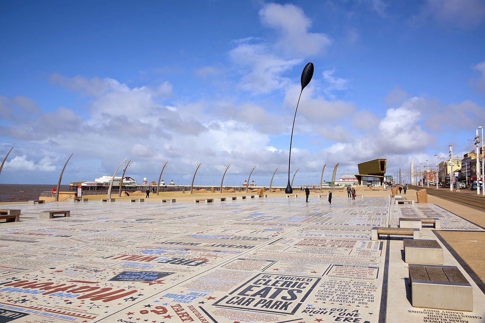 Comedy Carpet, Blackpool, North West England, England, United Kingdom