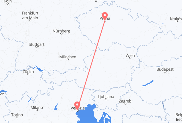 Prague to Venice