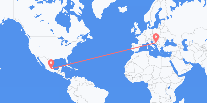Mexico to Bosnia & Herzegovina