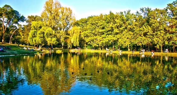 photo of view of Debrecen, Hungary.