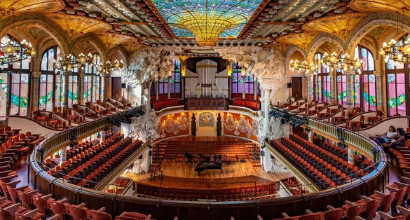 Photo of Palau de la Música Catalana ,Barcelona ,Spain .