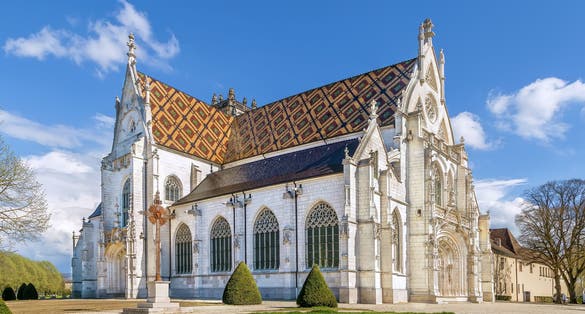 Royal Monastery of Brou in Bourg en Bresse, France