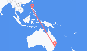 Sydney to Manila