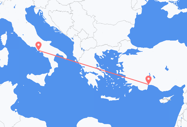 Naples to Antalya