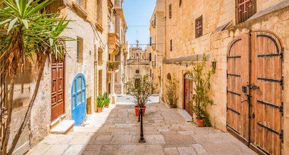 Photo of the historic city of Valletta, Malta.