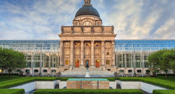 Photo of Munich Germany (Munchen), Bavaria State building.