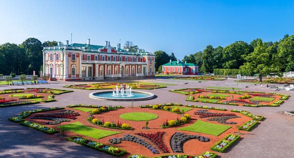 Photo of Kadriorg Palace in Tallinn, Estonia.