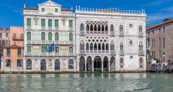 photo of Ca d Oro (Palazzo Santa Sofia) is a palace on the Grand Canal in Venice .