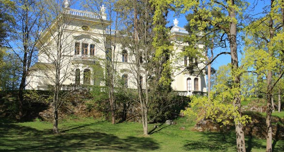  The view on the building of the Milavida museum built in 1898 and located in Nasi park.