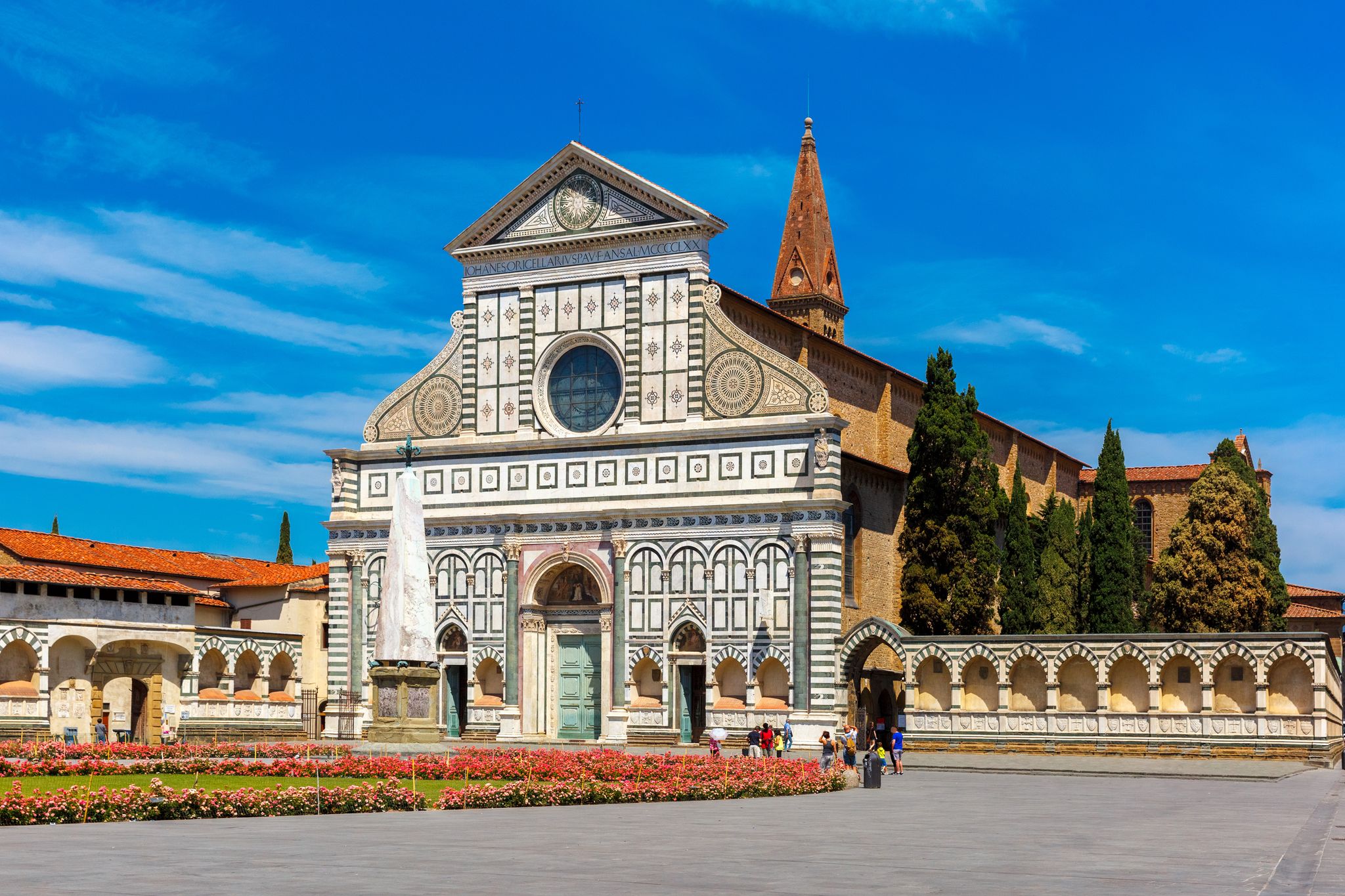Church of Santa Maria Novella at morning in Florence, Tuscany, Italy