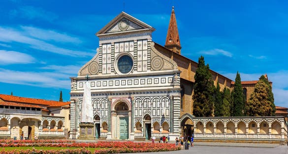 Church of Santa Maria Novella at morning in Florence, Tuscany, Italy