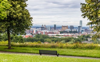 Photo of aerial view of Liverpool ,England.