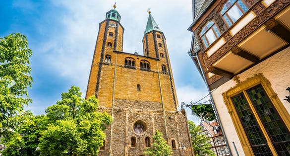 Photo of the church of Goslar ,Germany.