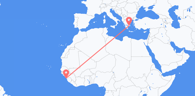 Guinée pour la Grèce