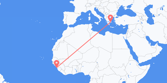 Guinée pour la Grèce