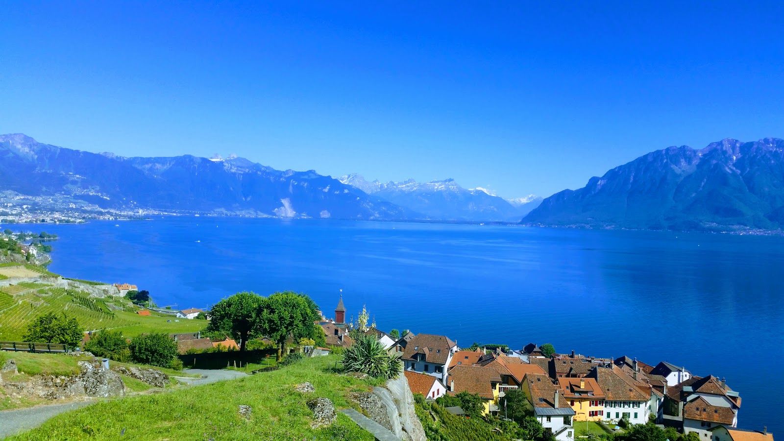 Lake Geneva, Thonon-les-Bains, Upper Savoy, Auvergne-Rhône-Alpes, Metropolitan France, France