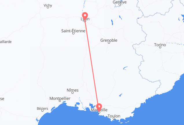 Cheap Flights from Lyon to Marseille – Lowest Fares & Maximum Choice