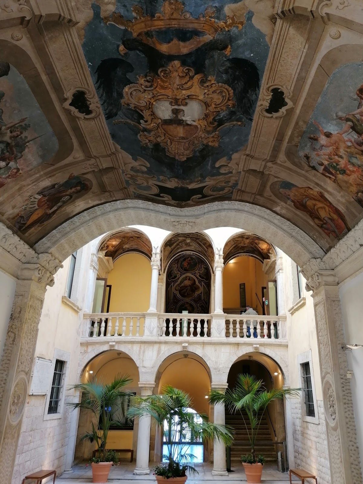 Photo of aerial panorama of Brindisi in the afternoon, Puglia, Barletta, Italy.