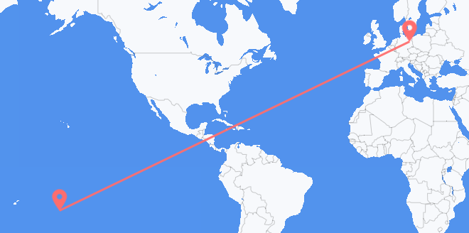 Cook Islands to Germany