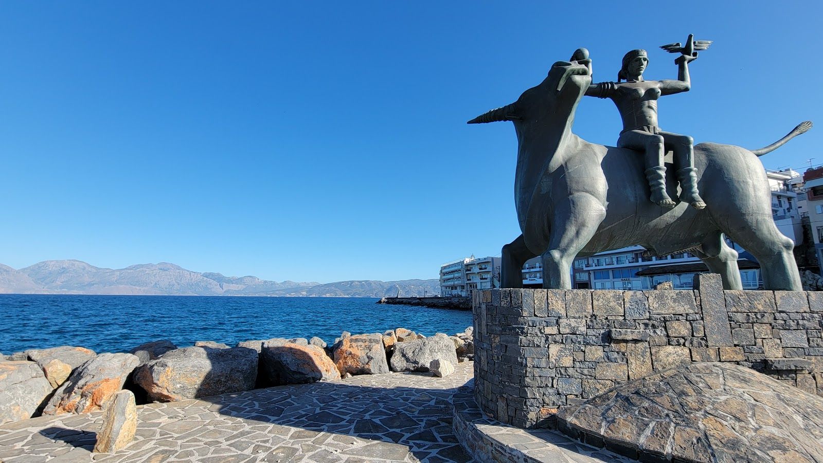 Abduction of Europe, Municipality of Agios Nikolaos, District of Agios Nikolaos, Lasithi Regional Unit, Region of Crete, Greece