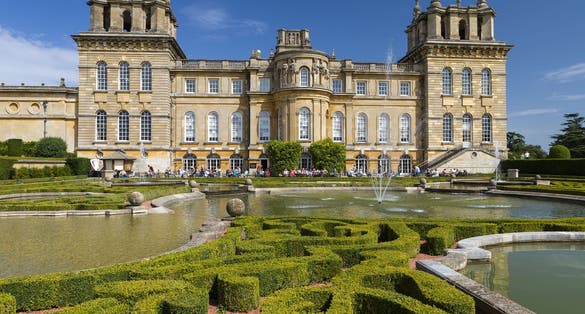 The Palace, the residence of the dukes of Marlborough, is a UNESCO World Heritage Site.