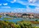 photo of panoramic view of Istanbul from Pierre Loti Hill (Tepesi)at beautiful daytime cityscape with Golden Horn Bay and buildings and blue sky with clouds in Turkey.