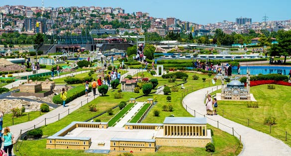 Miniaturk is a miniature park in Istanbul, Turkey. The park contains 122 models. Panoramic view of Miniaturk