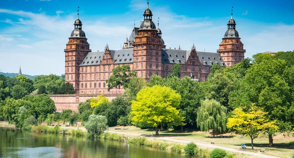 Photo of Frankfurt Johannisburg palace, Aschaffenburg Germany.