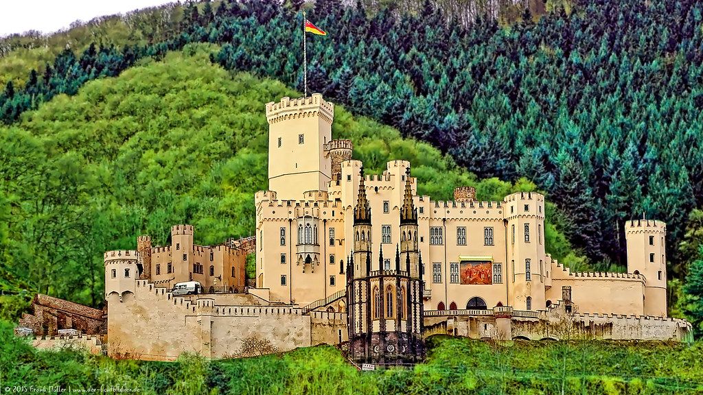 photo of view of Stolzenfels Castle,Koblenz-Stolzenfels Germany.