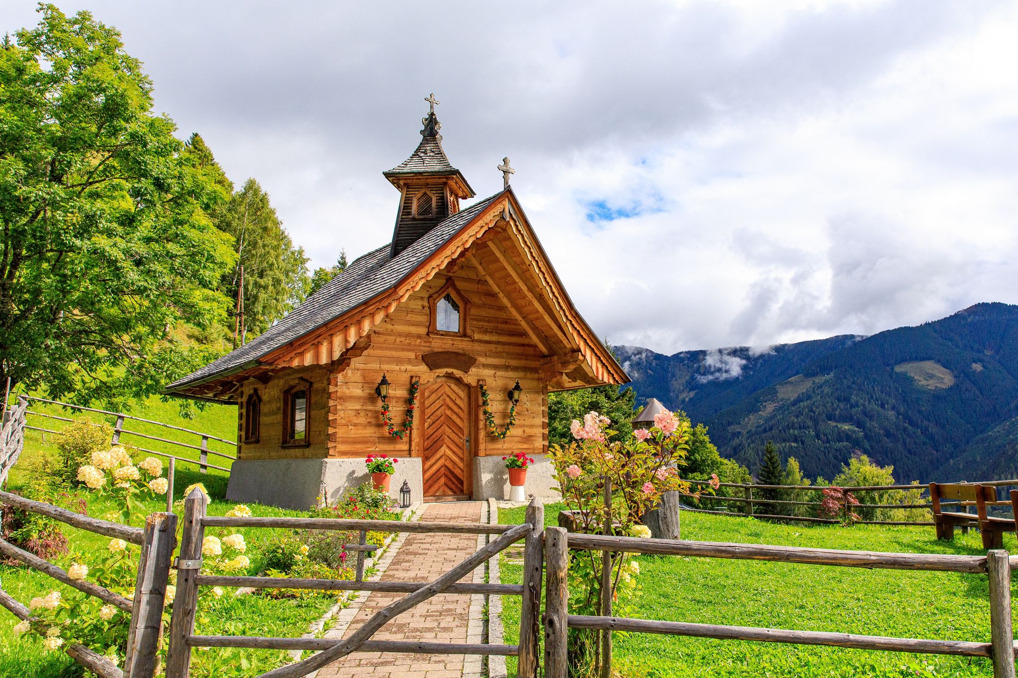 photo of Ski resort Zell am See in Austria.