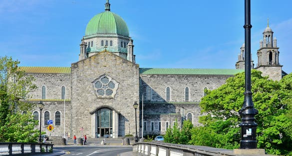 photo of view of the Cathedral of Our Lady Assumed into Heaven and St Nicholas in Galway, Ireland.