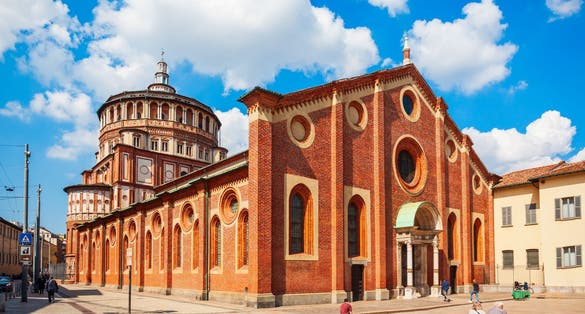 PHOTO OF Santa Maria delle Grazie or Holy Mary of Grace is a church and Dominican convent in Milan, northern Italy