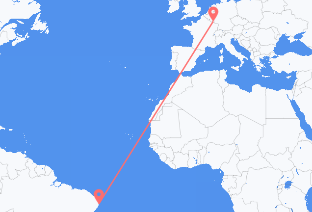 レシフェ ルクセンブルク市へ