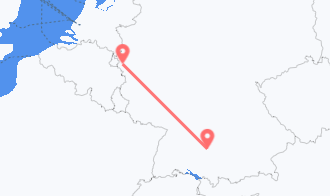 Train tickets from Ulm to Eschweiler