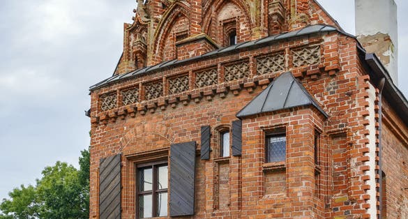 House of Perkunas is one of the most original and Gothic secular buildings, located in the Old Town of Kaunas, Lithuania