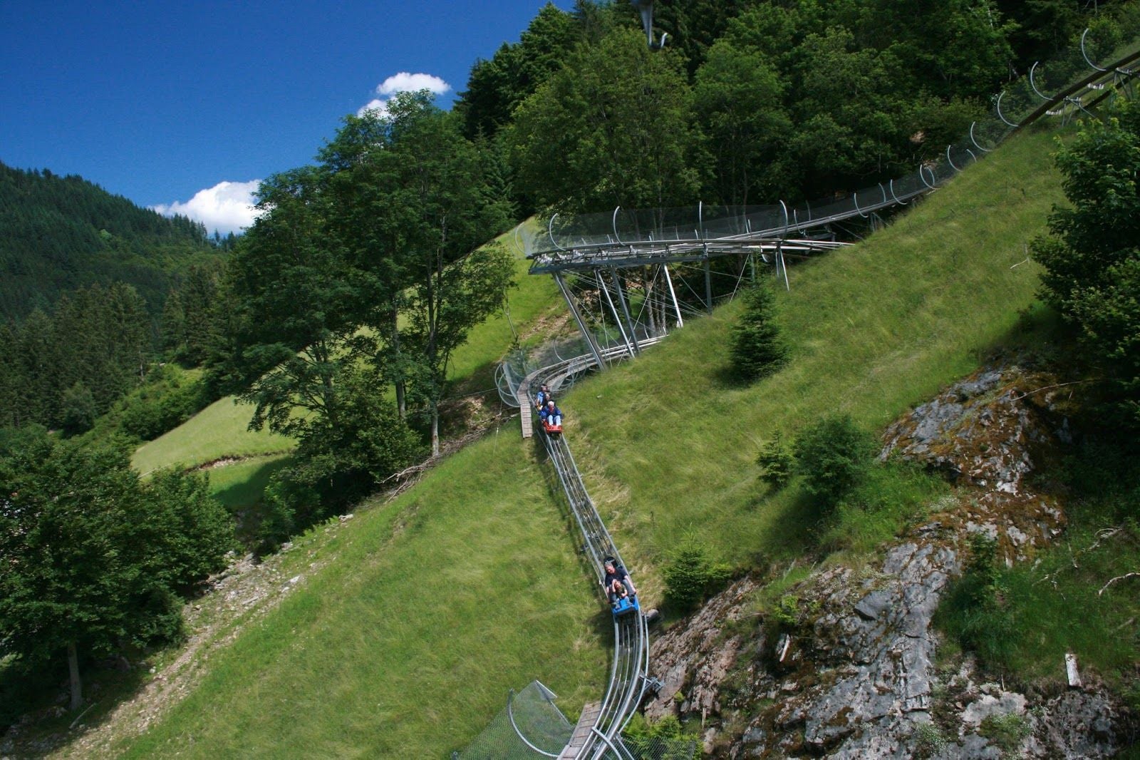Hasenhorn Rodelbahn Todtnau, Todtnau, Landkreis Lörrach, Baden-Württemberg, Germany