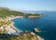 Photo of aerial panoramic view on Jala beach in the southern of Albanian ionic coast.