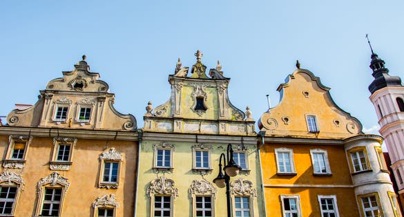 Photo of the central part of the city of Opole in Poland.