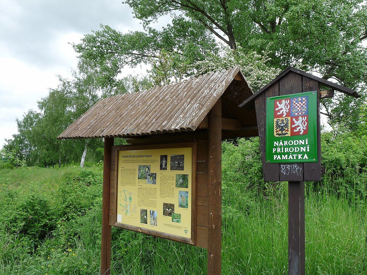 Photo of nature reserve Radouč, Czech Republic.