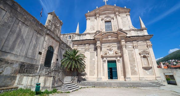 Photo of Jesuit Church of St. Ignatius in Dubrovnik, Croatia.